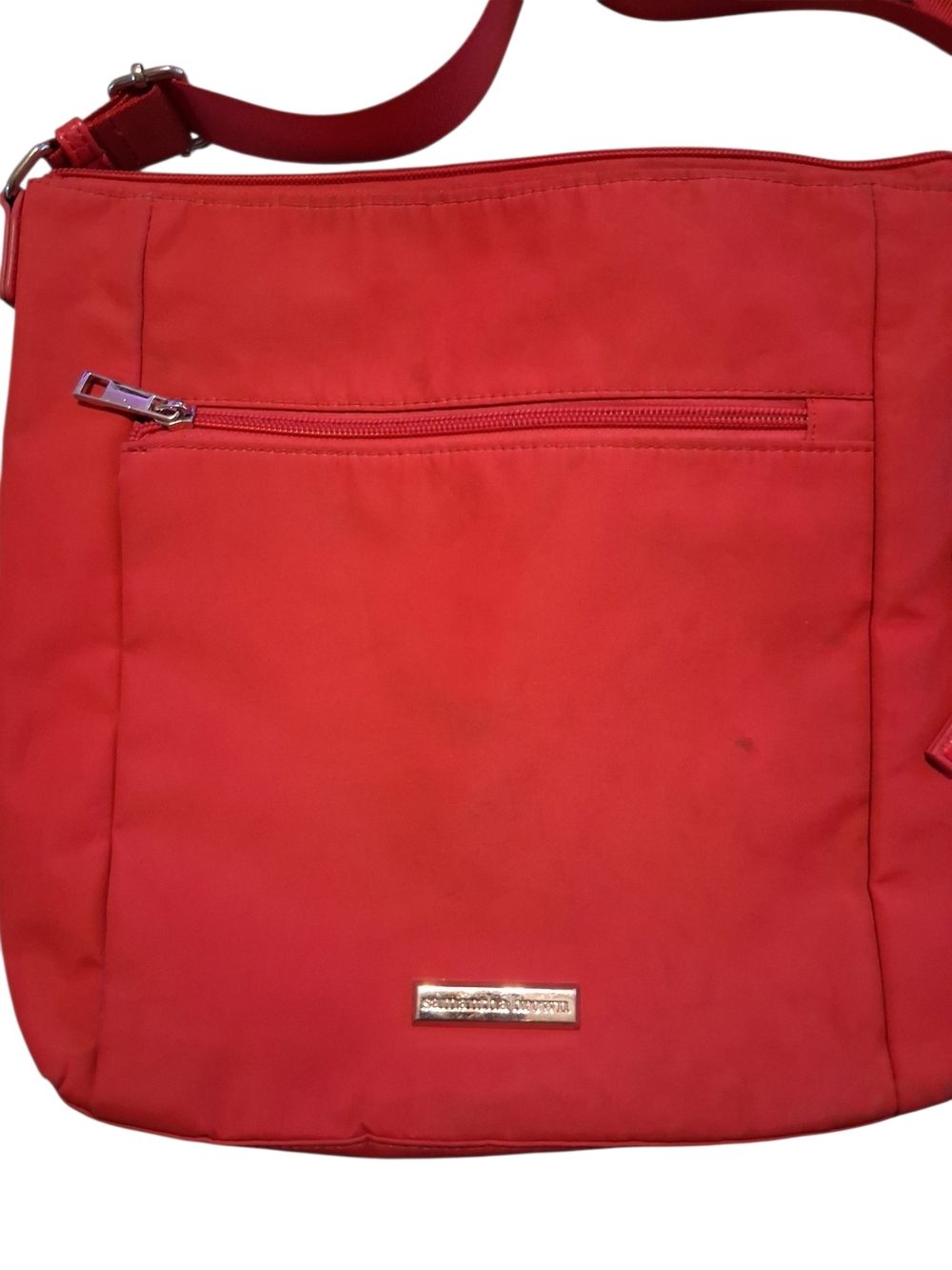 Samantha Brown Hot Pink Crossbody Bag with Floral Wristlet And Fob - Picture 2 of 11